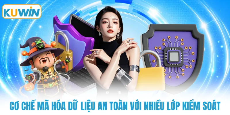 Cơ chế mã hóa dữ liệu an toàn với nhiều lớp kiểm soát
